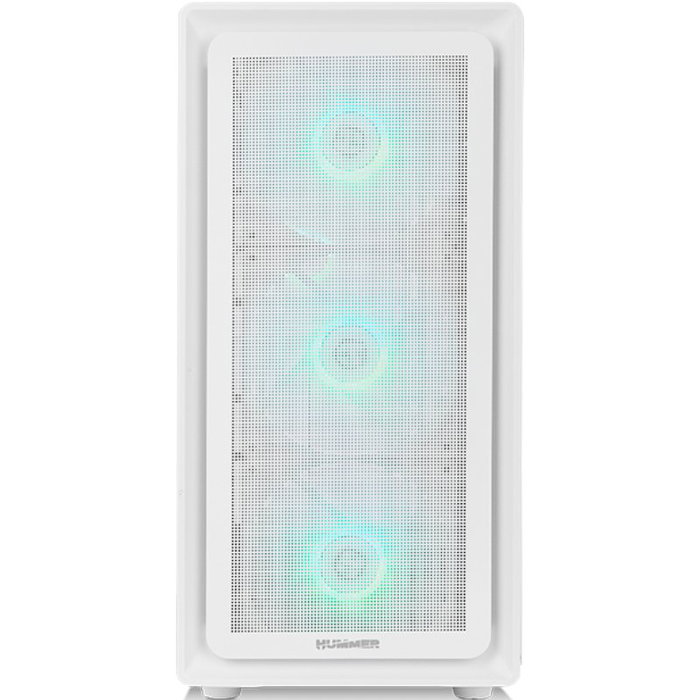 Nox Hummer AERO Blanca con 4 Ventiladores ARGB